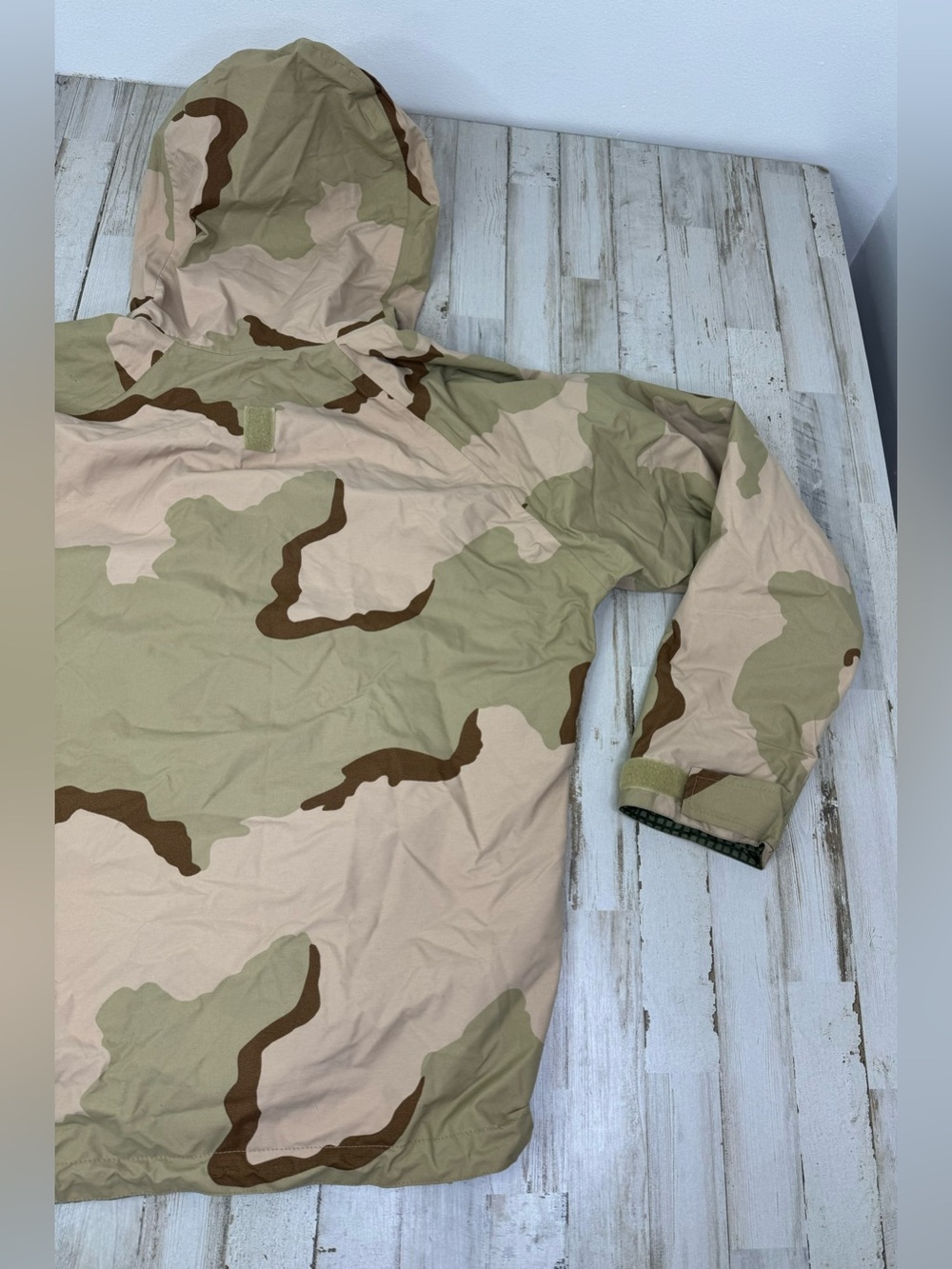 VTG Mens US Calvary Gore-Tex DCU DCN Desert Night Camo Reversible Jacket S-L - Picture 12 of 16